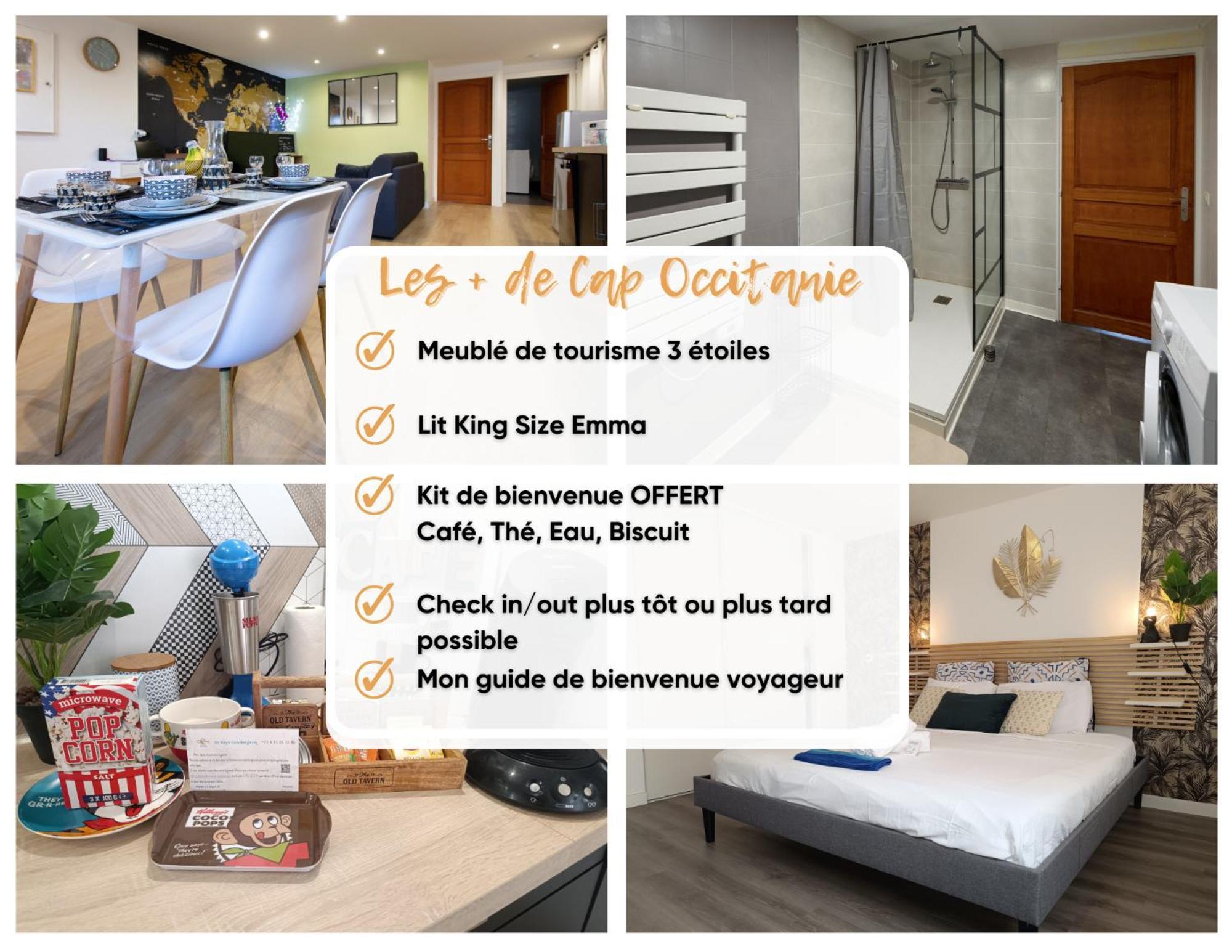 Le Concorde-Wifi-Clim-Parking-3Etoiles-Ockeys Apartman Bram Kültér fotó