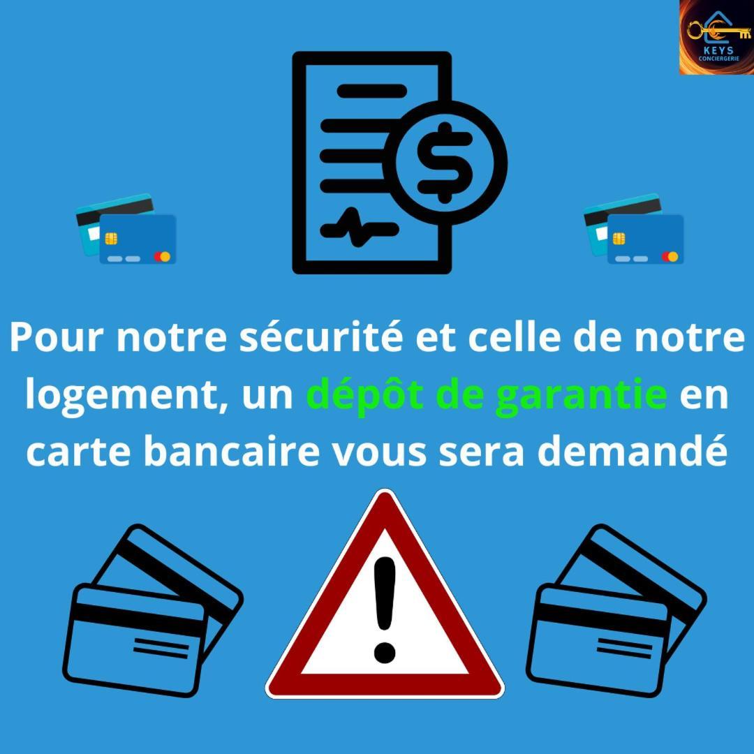 Le Concorde-Wifi-Clim-Parking-3Etoiles-Ockeys Apartman Bram Kültér fotó